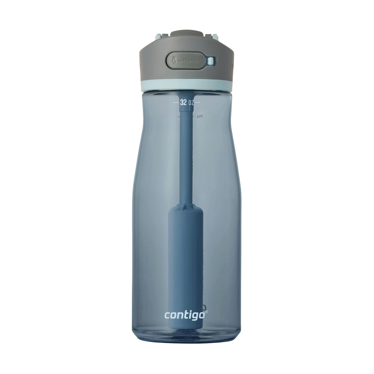 Contigo® Wells Plastic Filter Water Bottle with AUTOSPOUT® Straw Lid, 32 Oz
