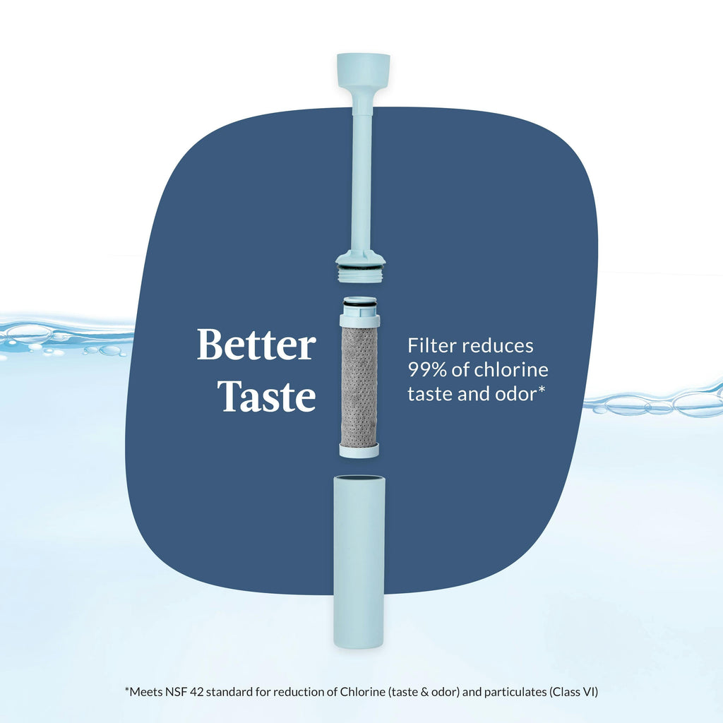 Contigo® Wells Chill Stainless Steel Filter Water Bottle with AUTOSPOUT® Straw Lid and Replacement Filter, 24 Oz
