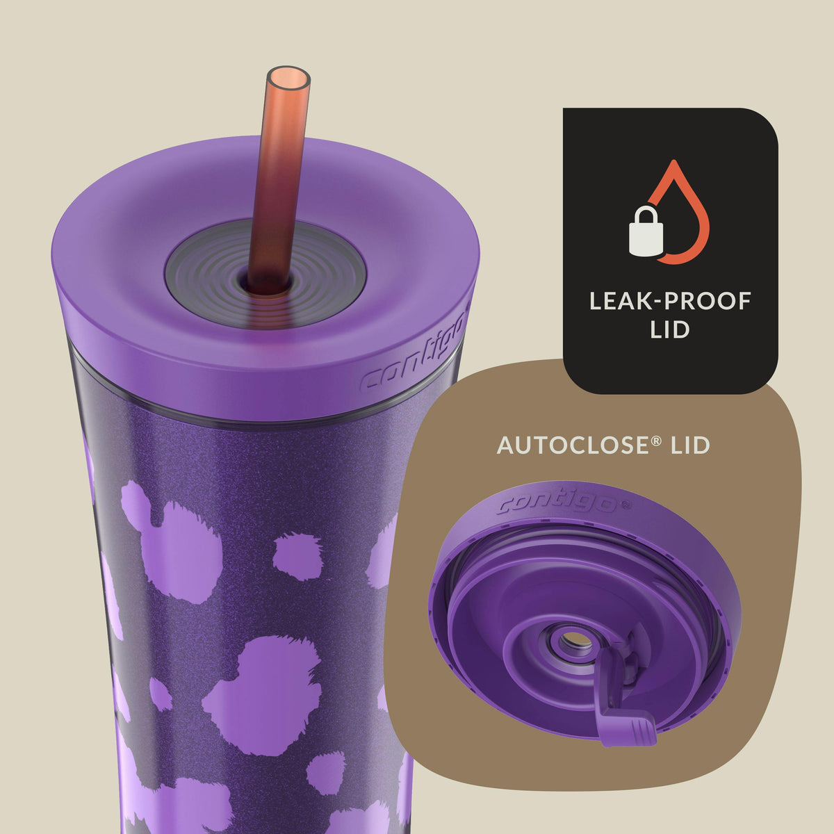 Contigo® x Ally Love Streeterville AUTOCLOSE® Shake & Go® Tumbler, 20oz