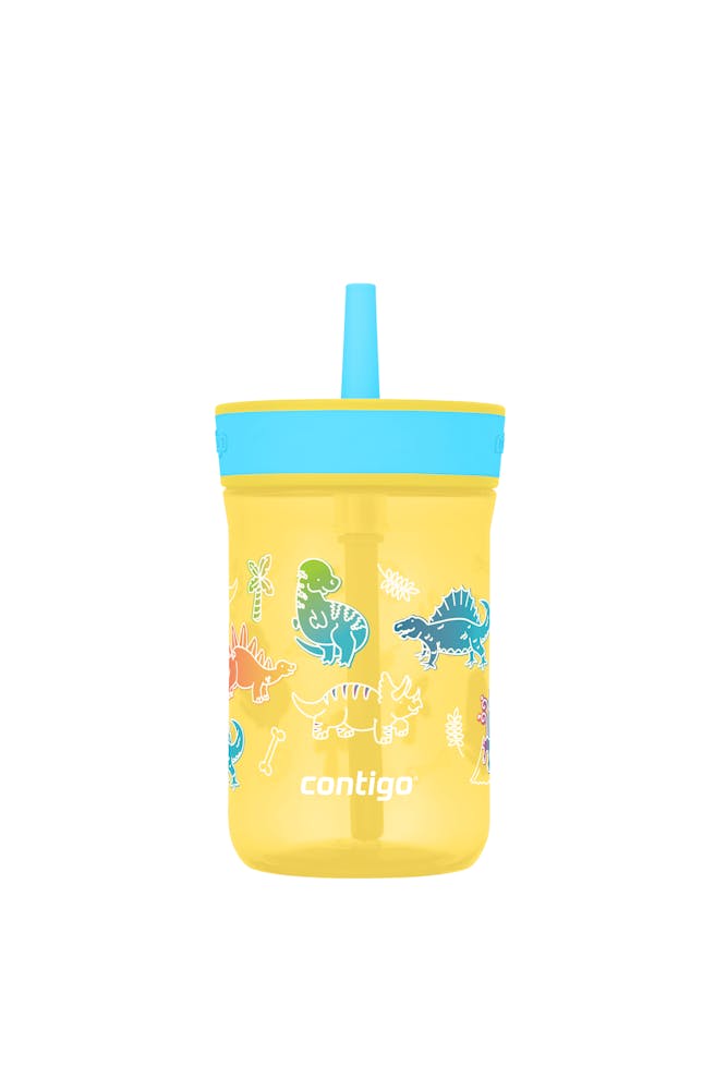 Kids’ Leighton Straw Tumbler with Spill-Proof Leak-Proof Lid, 14oz J5