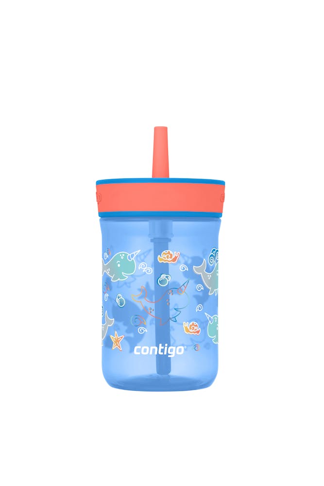 Kids’ Leighton Straw Tumbler with Spill-Proof Leak-Proof Lid, 14oz J5