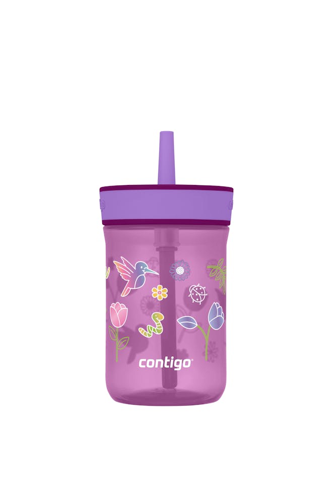 Kids’ Leighton Straw Tumbler with Spill-Proof Leak-Proof Lid, 14oz J5