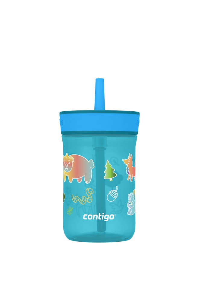 Kids’ Leighton Straw Tumbler with Spill-Proof Leak-Proof Lid, 14oz J5