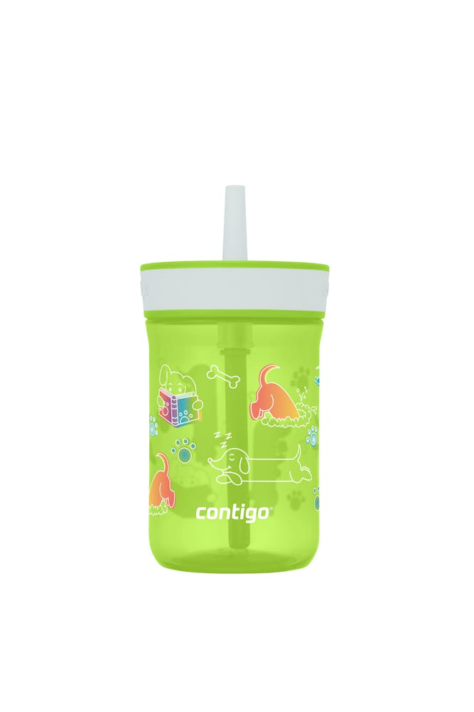 Kids’ Leighton Straw Tumbler with Spill-Proof Leak-Proof Lid, 14oz J5
